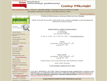 Tablet Screenshot of bip.mikolajki.pl